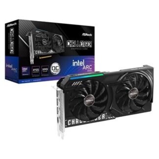 ASRock Intel Arc B580 Challenger 12GB OC Graphics Card, 12GB GDDR6, 2740 MHz Base Clock, Dual Fan, 3x DisplayPorts / 1x HDMI Port