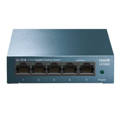 TP-Link LiteWave LS105G 5-Port 10/100/1000Mbps Metal Gigabit Desktop Network Switch