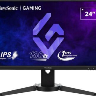 Viewsonic VX2479J-HD-PRO 24 Inch IPS Gaming Monitor, Full HD, 180Hz, 1ms, Freesync, HDMI, Display Port, Height Adjust, Pivot, Swivel, VESA