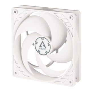 Arctic P12 12cm Pressure Optimised PWM PST Case Fan w/ Cable Splitter, Fluid Dynamic, 200-1800 RPM, White