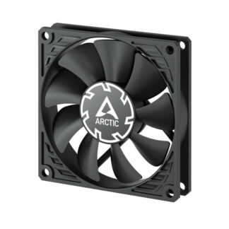 Arctic P8 Slim 8cm PWM PST Case Fan w/ Cable Splitter, Black, Fluid Dynamic, 300-3000 RPM