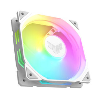 Asus TUF Gaming TR120 ARGB 12cm PWM Case Fans (3 Pack), Hydraulic  Bearing, 28mm Frame, Double-layer LED Matrix Design, 2000 RPM, White
