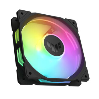 Asus TUF Gaming TR120 ARGB Reverse Blade 12cm PWM Case Fans (3 Pack), Hydraulic  Bearing, 28mm Frame, Double-layer LED Matrix Design, 2000 RPM, Black