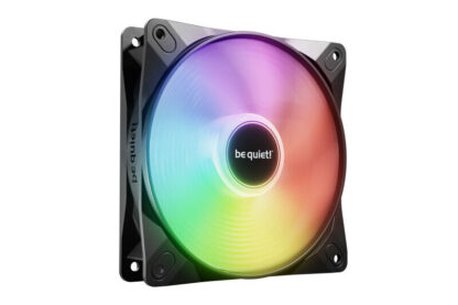 Be Quiet! (BL120) Light Wings LX 12cm PWM ARGB Case Fan, Rifle Bearing, Impeller w/ 16 LEDs, Daisy-Chain, Up to 1600 RPM, Black