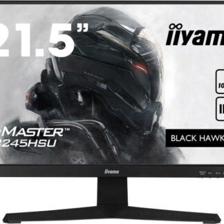 iiyama G-MASTER G2245HSU-B2  22 inch IPS Gaming Monitor, Full HD, 1ms, HDMI, DisplayPort, USB Hub, Freesync, 100Hz, Speakers, Black, Internal PSU, VESA