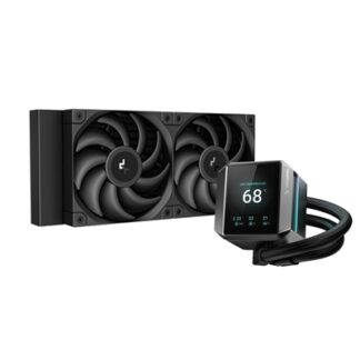 DeepCool Mystique 240 CPU Cooler, Personalized Cooling with 2.8" TFT LCD Screen and Enhanced Pump Performance, 5 year warranty
