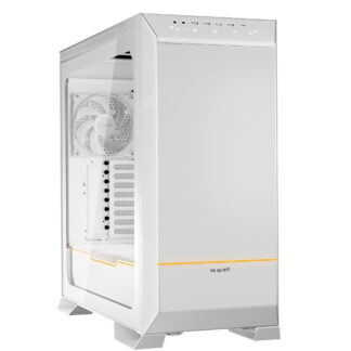 be quiet! Dark Base Pro 901 Full Tower Gaming PC Case, White, 4x USB 3.2 Type A, Interchangeable Top Cover and Front Panel, Touch Sensitive Controller, 3x Silent WIngs 4 PWM Fans, ARGB Lighting
