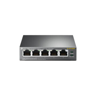 TP-Link TL-SF1005P 5-Port 10/100Mbps Metal Desktop PoE Switch with 4-Port PoE (58W)