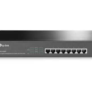 TP-Link TL-SG1008MP 8-Port Metal Gigabit Desktop/Rackmount Switch with 8-Port PoE+ (30W)
