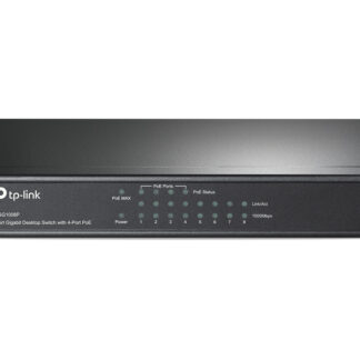 TP-Link TL-SG1008P 8-Port Metal Gigabit Desktop PoE Switch with 4-Port PoE+ (64W)