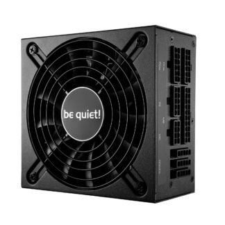 be quiet! SFX L Power 600W PSU, 80 PLUS Gold, SFX-to-ATX Adapter, Temperature Controlled 120mm Fan, 3 Year Warranty