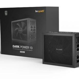 Be Quiet! Dark Power 13, 850W PCIe 5.0 Fully Modular, 80PLUS Titanium, Quad Rail, 62.5A, 135mm Fan, ATX 3.0 PSU