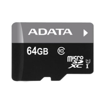 Adata Premier 64GB Micro SDHC UHS-I Class 10 Memory Card with Adaptor