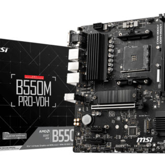 MSI B550M PRO-VDH motherboard AMD B550 Socket AM4 micro ATX