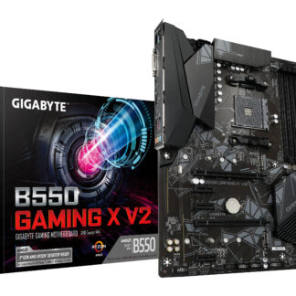 GIGABYTE B550 Gaming X V2 Motherboard - AMD Ryzen 5000 CPUs, 10+3 Phases VRM, up to 4733MHz DDR4, 1xPCIe 4.0 + 1xPCIe 3.0 M.2, 1GbE LAN, USB 3.2 Gen 2