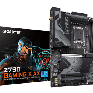GIGABYTE Z790 GAMING X AX Motherboard - Supports Intel Core 14th CPUs, 16+1+2 Phases Digital VRM, up to 7600MHz DDR5 (OC), 4xPCIe 4.0 M.2, Wi-Fi 6E, 2.5GbE LAN , USB 3.2 Gen 2x2