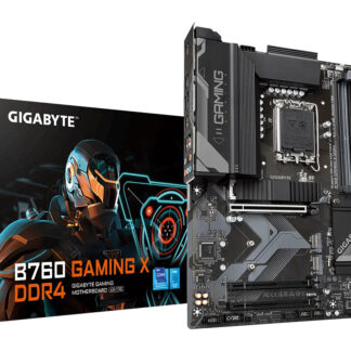 GIGABYTE B760 GAMING X DDR4 Motherboard - Supports Intel Core 14th Gen CPUs, 8+1+1 Phases Digital VRM, up to 5333MHz DDR4 (OC), 3xPCIe 4.0 M.2, 2.5GbE LAN, USB 3.2 Gen 2
