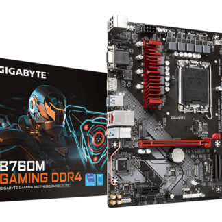 GIGABYTE B760M GAMING DDR4 Motherboard - Supports Intel Core 14th Gen CPUs, 6+2+1 Phases Digital VRM, up to 5333MHz DDR4 (OC), 2xPCIe 4.0 M.2, 2.5GbE LAN, USB 3.2 Gen1