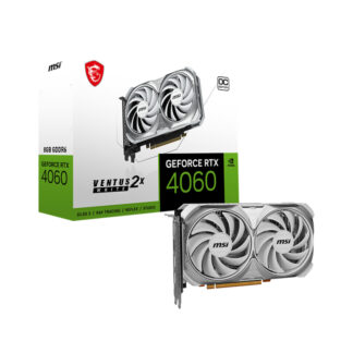 MSI VENTUS GeForce RTX 4060 2X WHITE 8G OC NVIDIA 8 GB GDDR6