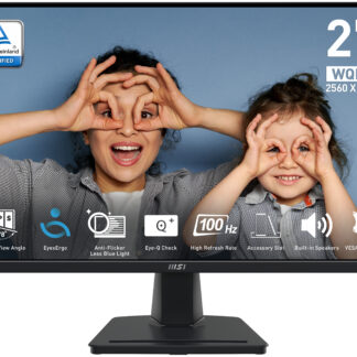 MSI Pro MP275Q computer monitor 68.6 cm (27") 2560 x 1440 pixels Wide Quad HD LED Black