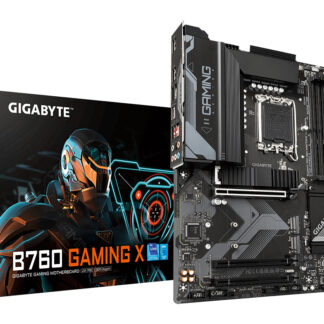 GIGABYTE B760 GAMING X Motherboard - Supports Intel Core 14th Gen CPUs, 8+1+1 Phases Digital VRM, up to 7600MHz DDR5 (OC), 3xPCIe 4.0 M.2, 2.5GbE LAN, USB 3.2 Gen 2