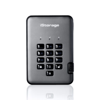 iStorage diskAshur PRO² HDD 2TB | Secure Portable Hard Drive |FIPS 140-2 Level 3 certified | AES-XTS 256-bit Hardware Encryption | PIN protected | OS & Platform Independent |GDPR, TAA Compliant|Brute force hack defence | Dust/Water Resistant
