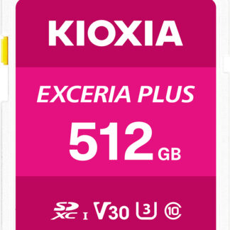 Kioxia 512GB Exceria plus U3 V30 SD Card