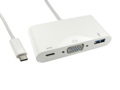 CDL 15CM USB TYPE C-VGA&USB&PD