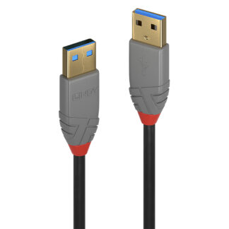 Lindy 5m USB 3.2 Type A Cable. 5Gbps. Anthra Line