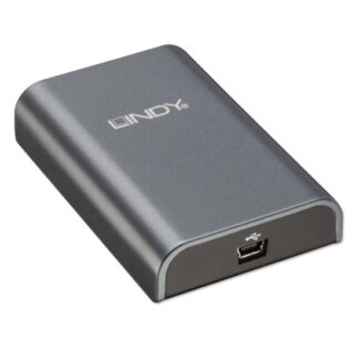 Lindy USB 2.0/DVI USB graphics adapter Black