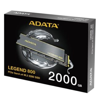 ADATA ALEG-800-2000GCS internal solid state drive 2 TB M.2 PCI Express 4.0 NVMe 3D NAND