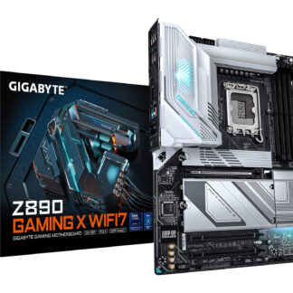 GIGABYTE Z890 GAMING X WIFI7 Motherboard - Supports Intel Core Ultra (Series 2) CPUs, 16+1+2 phases VRM, up to 8800MHz DDR5 (OC), 1xPCIe 5.0 + 3xPCIe 4.0, Wi-Fi 7, 2.5GbE LAN, USB 4