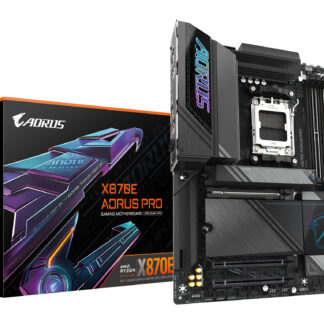 GIGABYTE X870E AORUS PRO Motherboard - Supports AMD Ryzen 9000 CPUs, 16+2+2 Phases Digital VRM, up to 8000MHz DDR5 (OC), 3xPCIe 5.0 + 1xPCIe 4.0,Wi-Fi 7, 2.5GbE LAN, USB 4