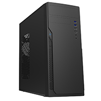 CiT Classic Black Midi ATX Case 500w PSU