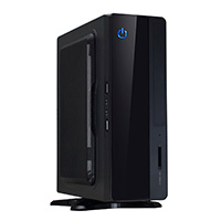 CiT MTX-007B Mini ITX Case 180W PSU Black Interior VESA Mountable