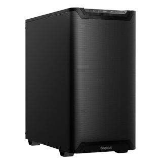 be quiet! Pure Base 501 Airflow Black ATX Mid Tower Case with USB-A, USB-C, 2 x Pure Wings 2 140mm Black PWM Fans, Sleek Front Panel and Airflow Cover