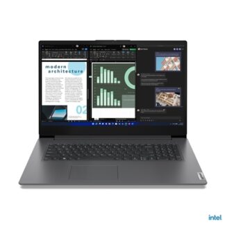 Lenovo V17 G4 IRU Intel® Core™ i5 i5-1335U Laptop 43.9 cm (17.3") Full HD 8 GB DDR4-SDRAM 256 GB SSD Wi-Fi 6 (802.11ax) Windows 11 Pro UK English Grey