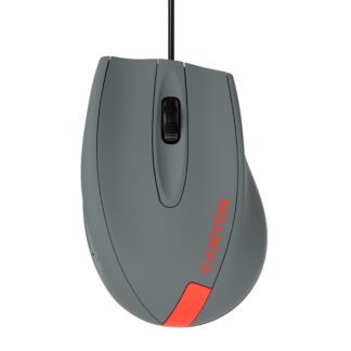 CANYON Wired Mouse Dark Grey/Red
