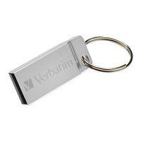 Verbatim USB Drive 2.0 Metal Executive 16GB Silver USB A