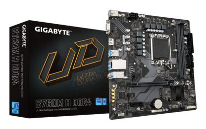 GIGABYTE Mainboard B760M H DDR4 - Micro ATX - Intel Socket L