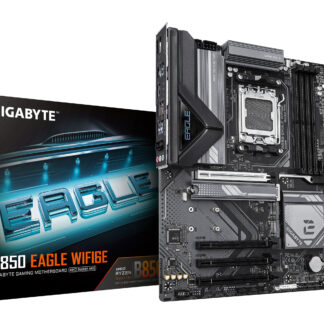 GIGABYTE B850 EAGLE WIFI6E Motherboard - AMD Ryzen 9000 Series CPUs, 8+2+2 Phases Digital VRM, up to 8200MHz DDR5 (OC), 1xPCIe 5.0 + 2xPCIe 4.0 M.2, GbE LAN, WIFI 6E, USB 3.2 Gen 2