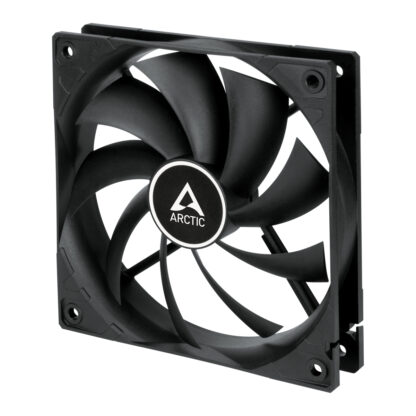 Arctic F12 12cm PWM PST Case Fan w/ Cable Splitter, Black, Fluid Dynamic, 230-1350 RPM