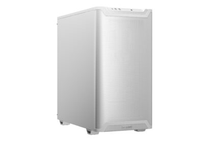 Be Quiet! Pure Base 501 Airflow Gaming Case, ATX, Compact Design, 2 Pure Wings 3 Fans, High Airflow Front & Top, USB-C, White