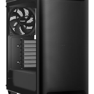 Be Quiet! Pure Base 501 Airflow Window Gaming Case w/ Glass Side, ATX, Compact Design, 2 Pure Wings 3 Fans, High Airflow Front & Top, USB-C, Black
