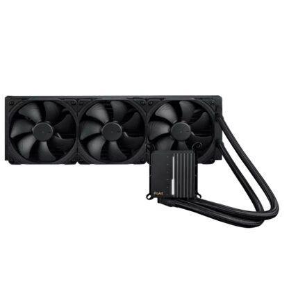 Asus ProArt LC 420 Liquid CPU Cooler, 3 Phase Motor, 3x Noctua NF-A14 Fans, illuminated Status Meter