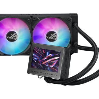 Asus ROG Ryujin III 240 ARGB 240mm Liquid CPU Cooler, 2x ROG ARGB Fans, Customisable 3.5" LCD Display, New Control Software, Black