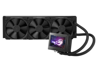 Asus ROG Ryujin III 360mm Liquid CPU Cooler, 3x 12cm PWM Noctua Fans, Full Colour Customisable LCD Display