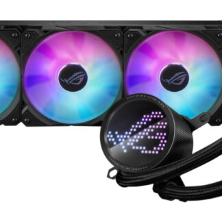 Asus ROG Ryuo III 360 ARGB 360mm Liquid CPU Cooler, 8th Gen Asetek Pump, 3 x ARGB Fans, Anime Matrix LED Display