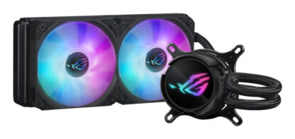 Asus ROG STRIX LC III 240 ARGB Liquid CPU Cooler, 240mm, 7th Gen v2 Asetek Pump, ARGB Fans, Rotatable Water Block