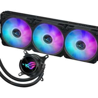 Asus ROG STRIX LC III 360 ARGB Liquid CPU Cooler, 360mm, 7th Gen v2 Asetek Pump, ARGB Fans, Rotatable Water Block